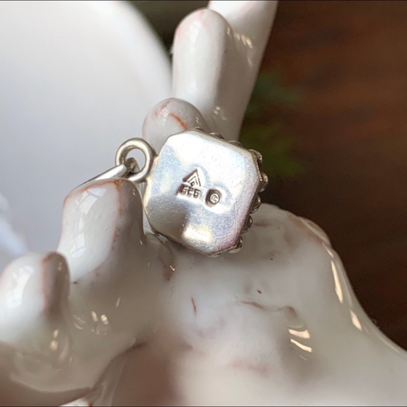 Silpada Square Pearl Pendant 925SS - Picture 4 of 4